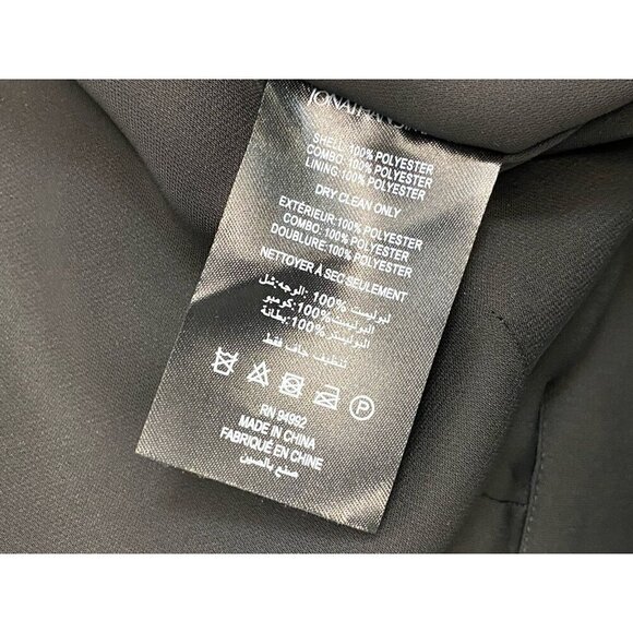 Jonathan Simkhai Sz 4 Jumpsuit Black Classic Preppy Minimalist Designer Wedding - Picture 9 of 10